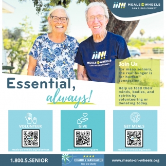Join Us! For Many Seniors, The Real Hunger Is For Human Connection