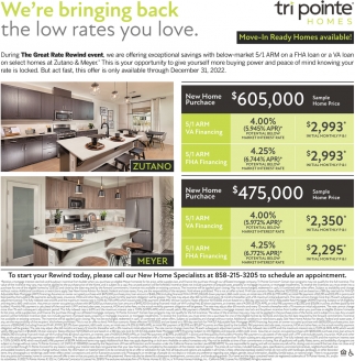 The Low Rates You Love