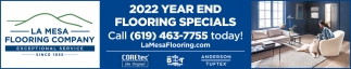2022 Year End Flooring Specials