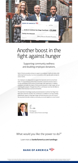 Another Boost In The Fight Against Hunger