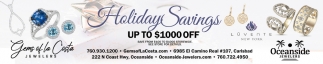 Holiday Savings Up To $1000 Off