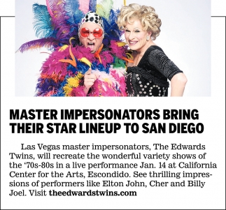 Master Impersonators Bring Their Star Lineup To San Diego
