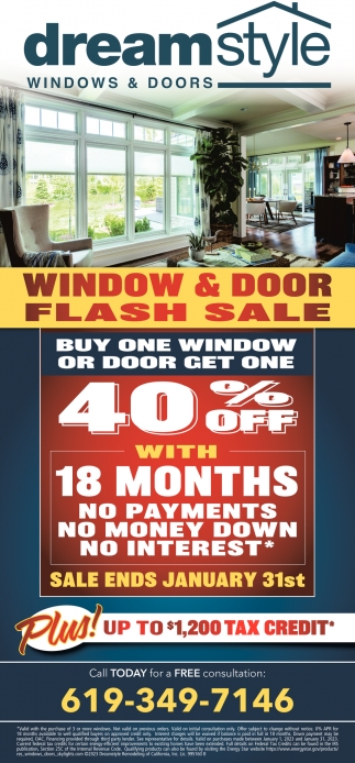 Window & Door Sale Event