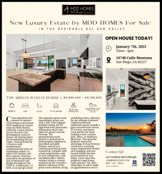 New Luxury Estate By MDD Homes For Sale