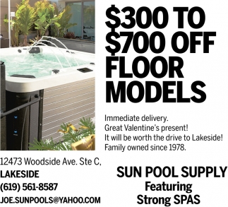 $300 To $700 OFF Floor Models