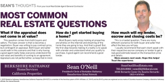 Most Common Real Estate Questions