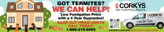 Got Termites? We Can Help!