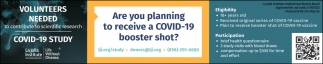 Are You Planning To Recive A Covid-19 Booster Shot?