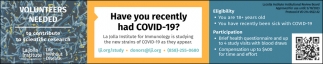 Have You Recently Had Covid-19?