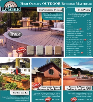 High Quality Outdoor Building Materials
