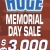 Huge Memorial Day Sale