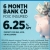 6 Month Bank CD
