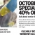 October Special 40% OFF