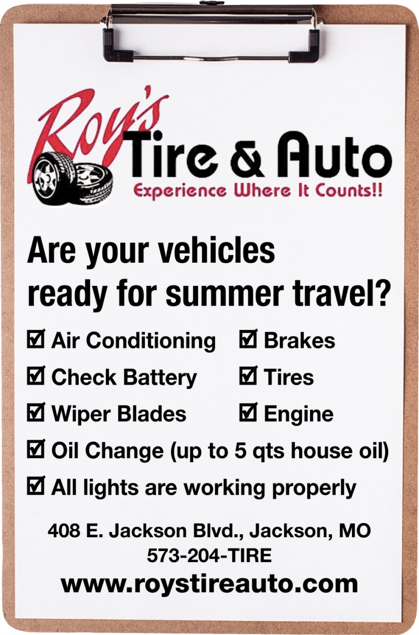 Are Your Vehicles Ready for Summer Travel?