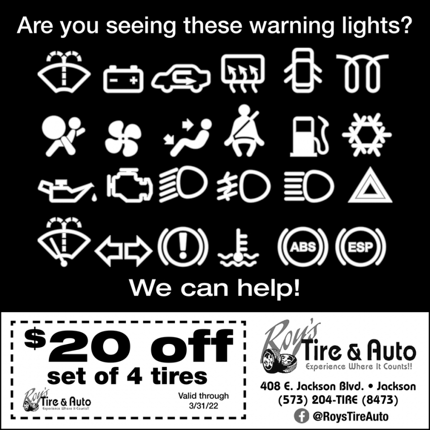 Are You Seeing Those Warning Lights?