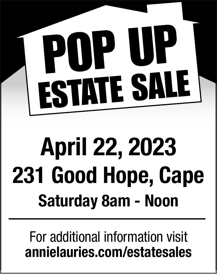 Pop Up Estate Sale