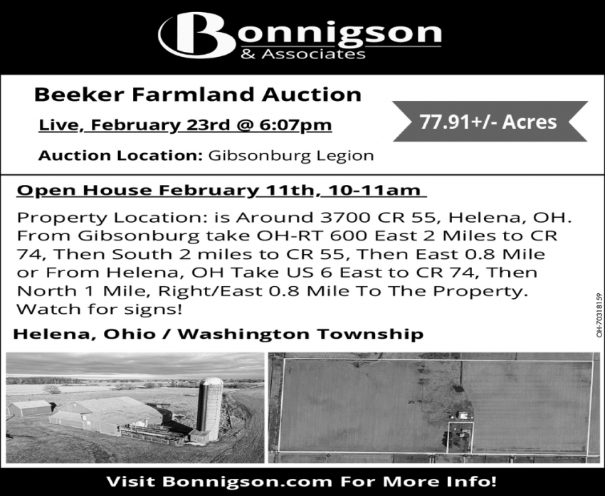 Beeker Farmland Auction