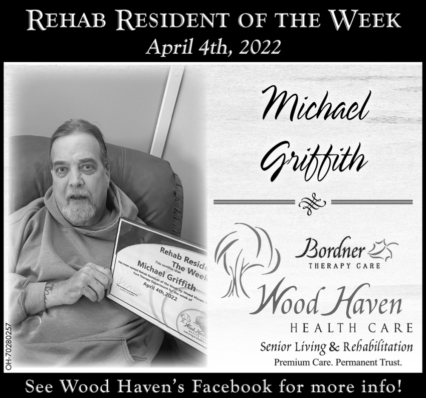 Rehab Resident Of The Week