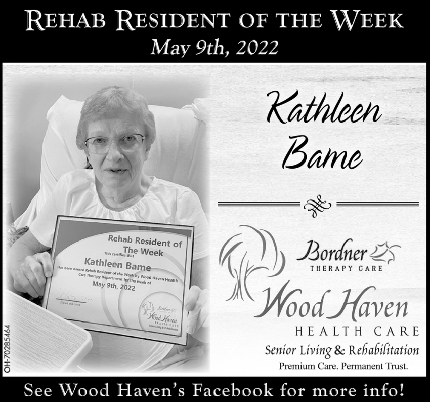 Rehab Resident Of The Week