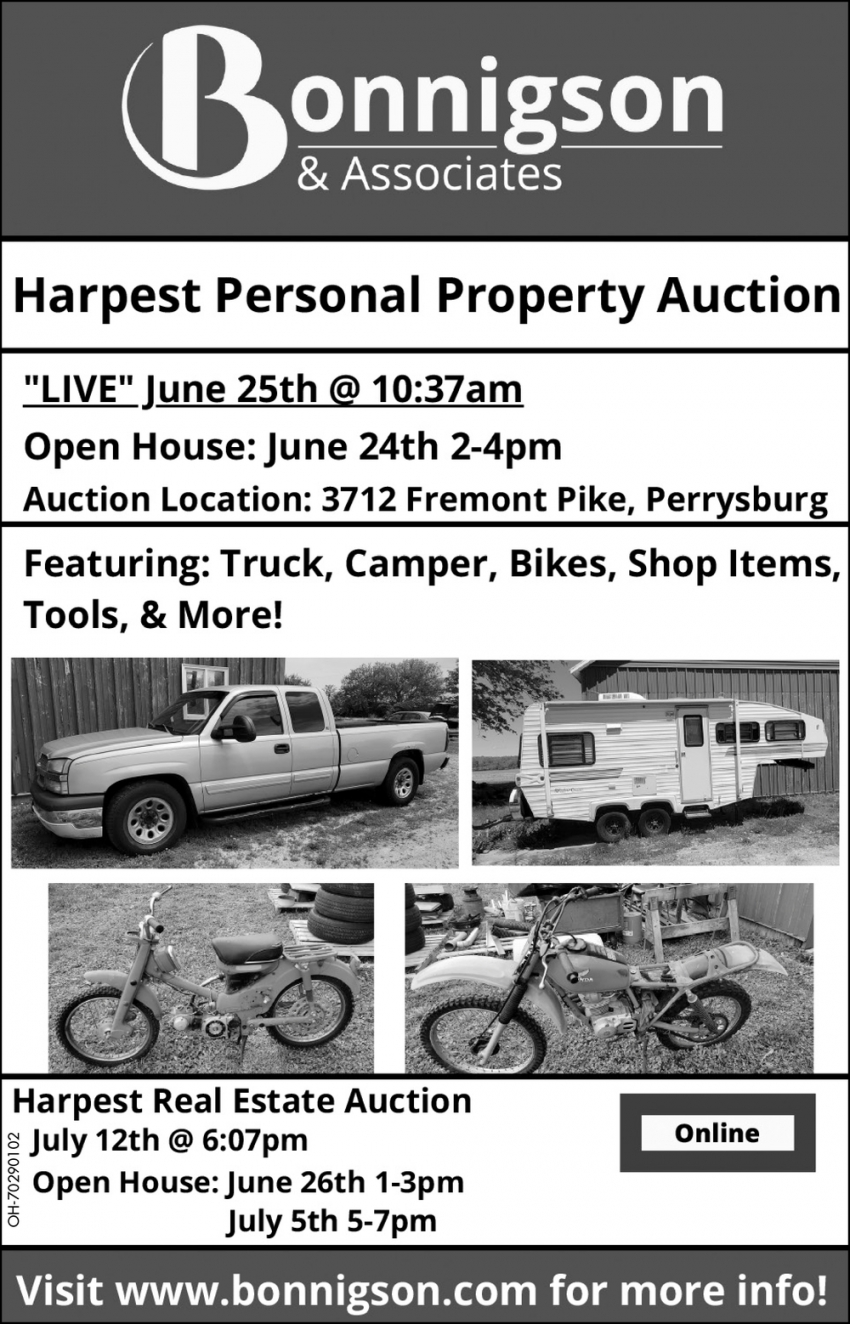 Harpest Personal Property Auction