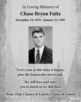 In Loving Memory of Chase Bryon Fultz