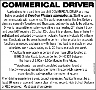 Commercial Driver