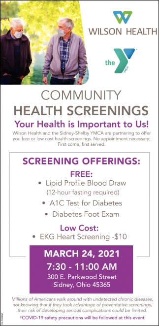Community Health Screenings
