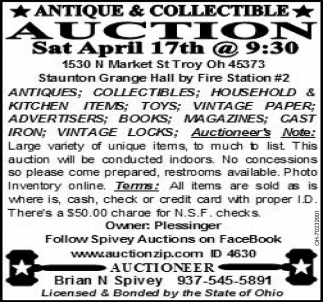 Antique & Collectile  Auction