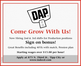 Come Grow With Us!