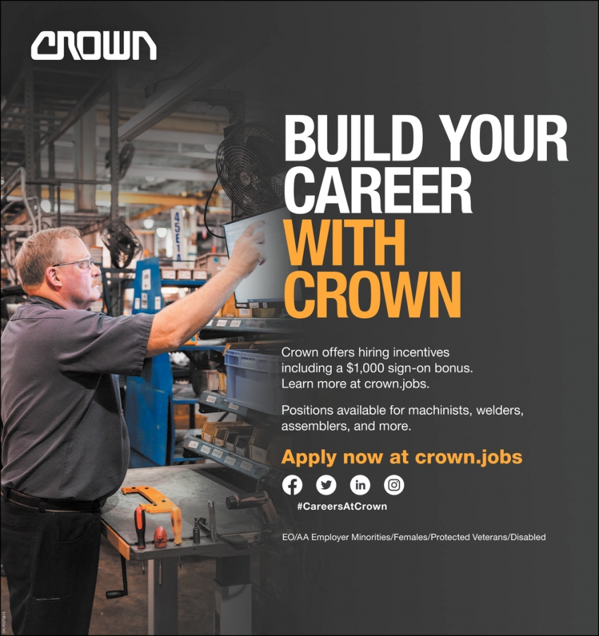 Build Your Career With Crown