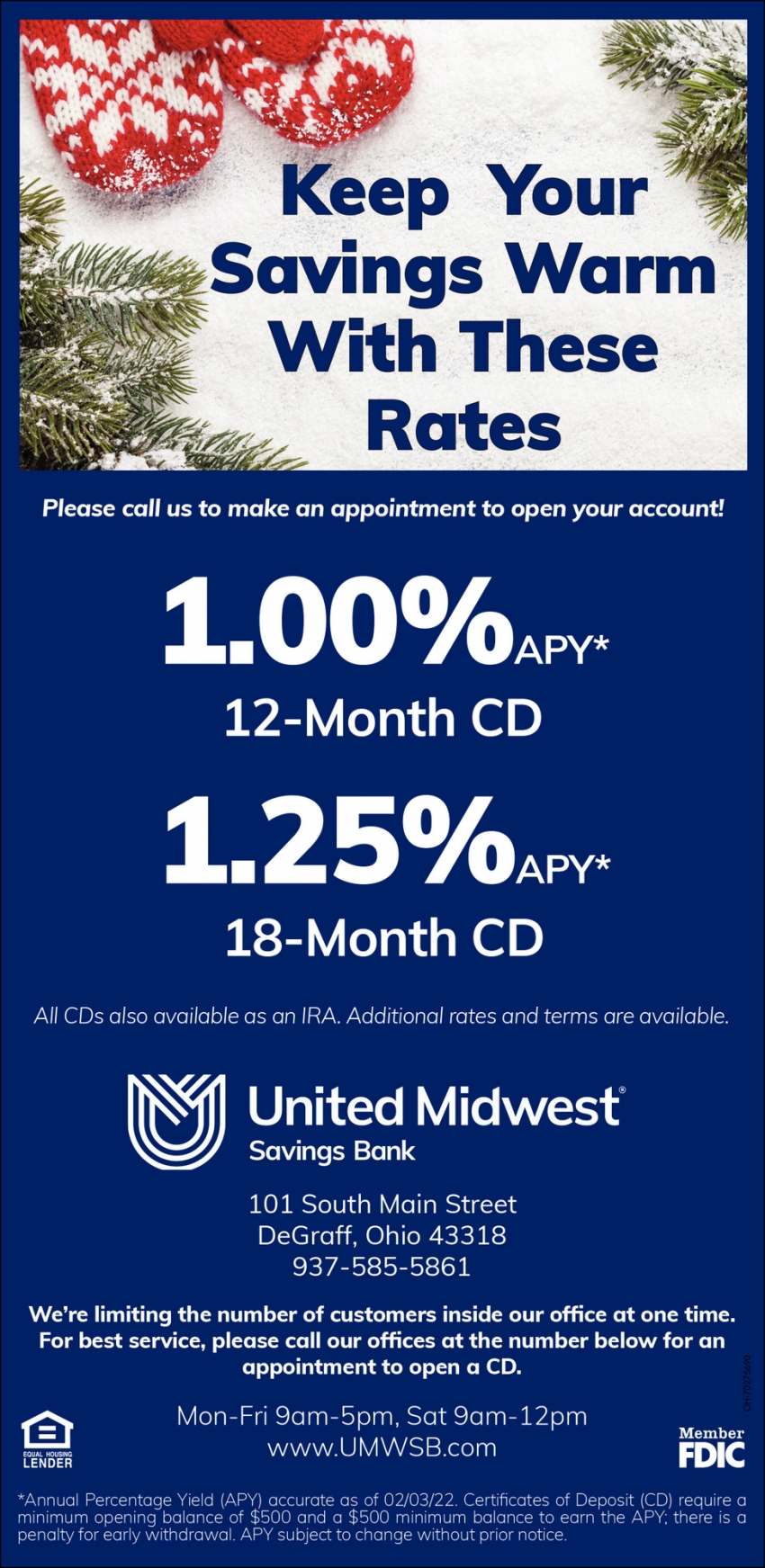 Keep Your Savings Warm With These Rates