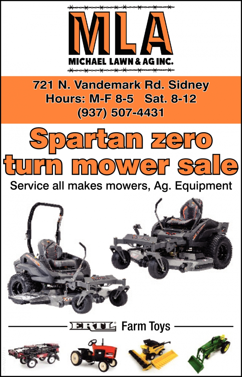 Spartan Zero Turn Mower Sale