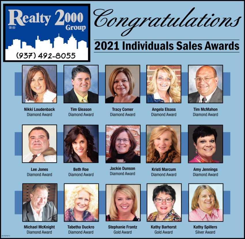 2021 Individuals Sales Awards