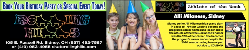 Book Your Birthday Party or Special Event Today!