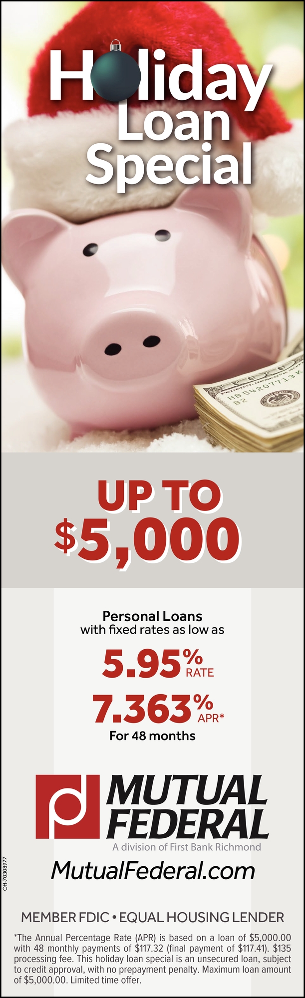 Holiday Loan Special