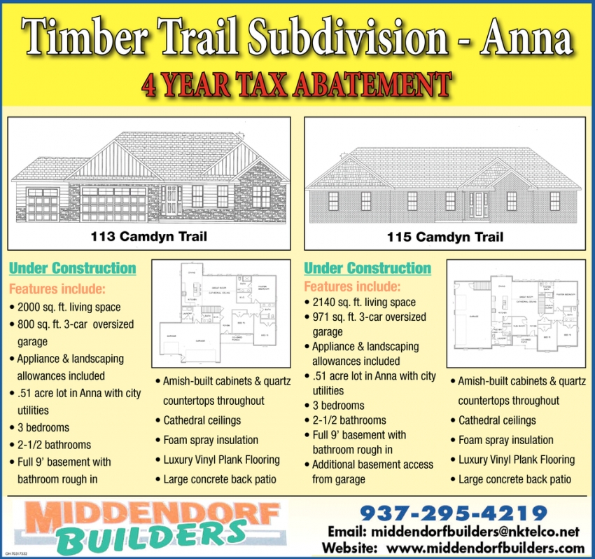 Timber Trail Subdivision