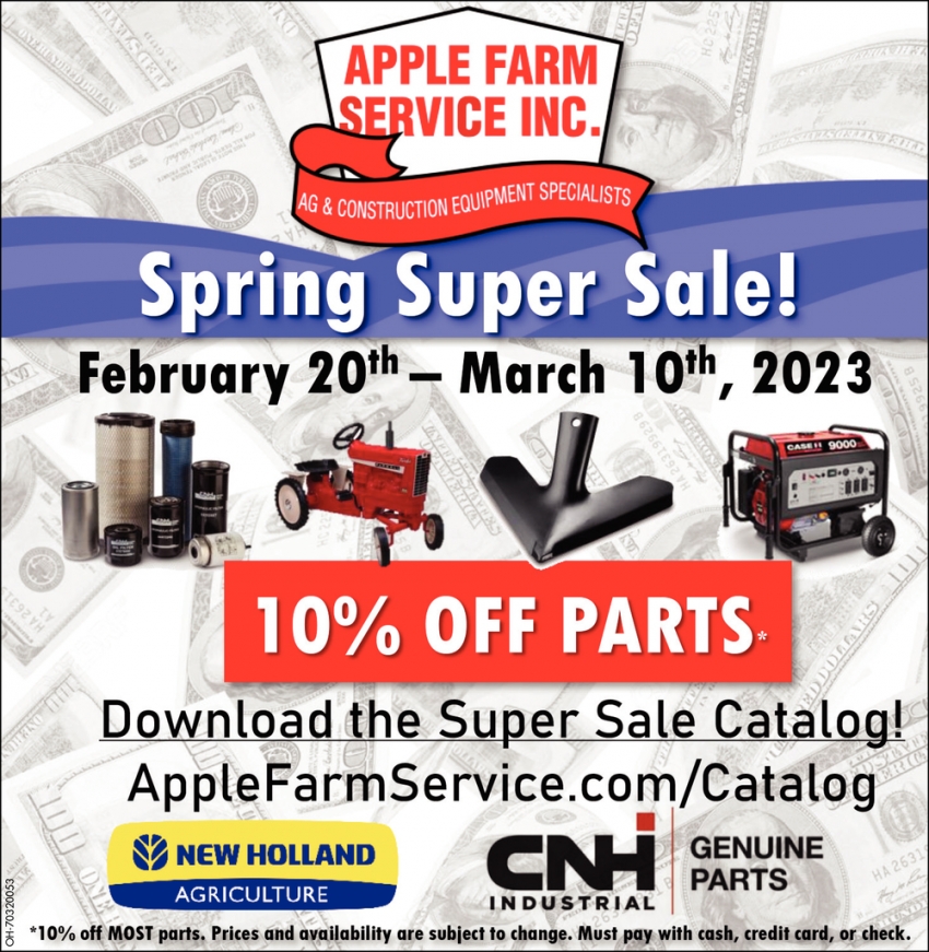 Spring Super Sale!