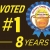 Voted #1 8 Years in a Row