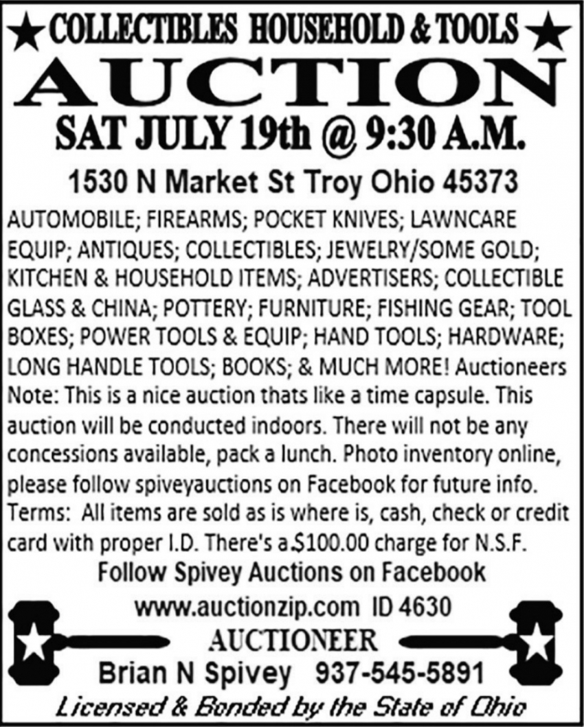 Brian N Spivey Auctioneer