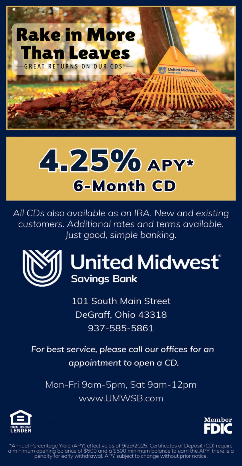 United Midwest Savings Bank - DeGraff
