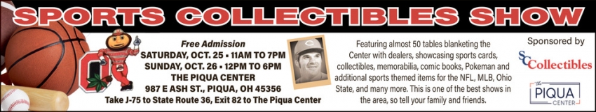 Sports Collectibles Show (October 25 & 26, 2025)