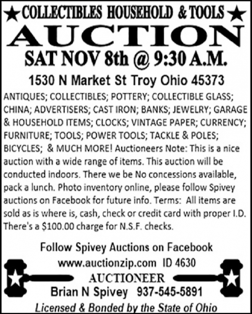 Brian N Spivey Auctioneer