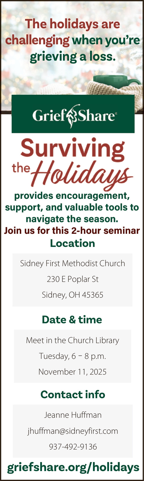 GriefShare - Surviving the Holidays (November 11, 2025)