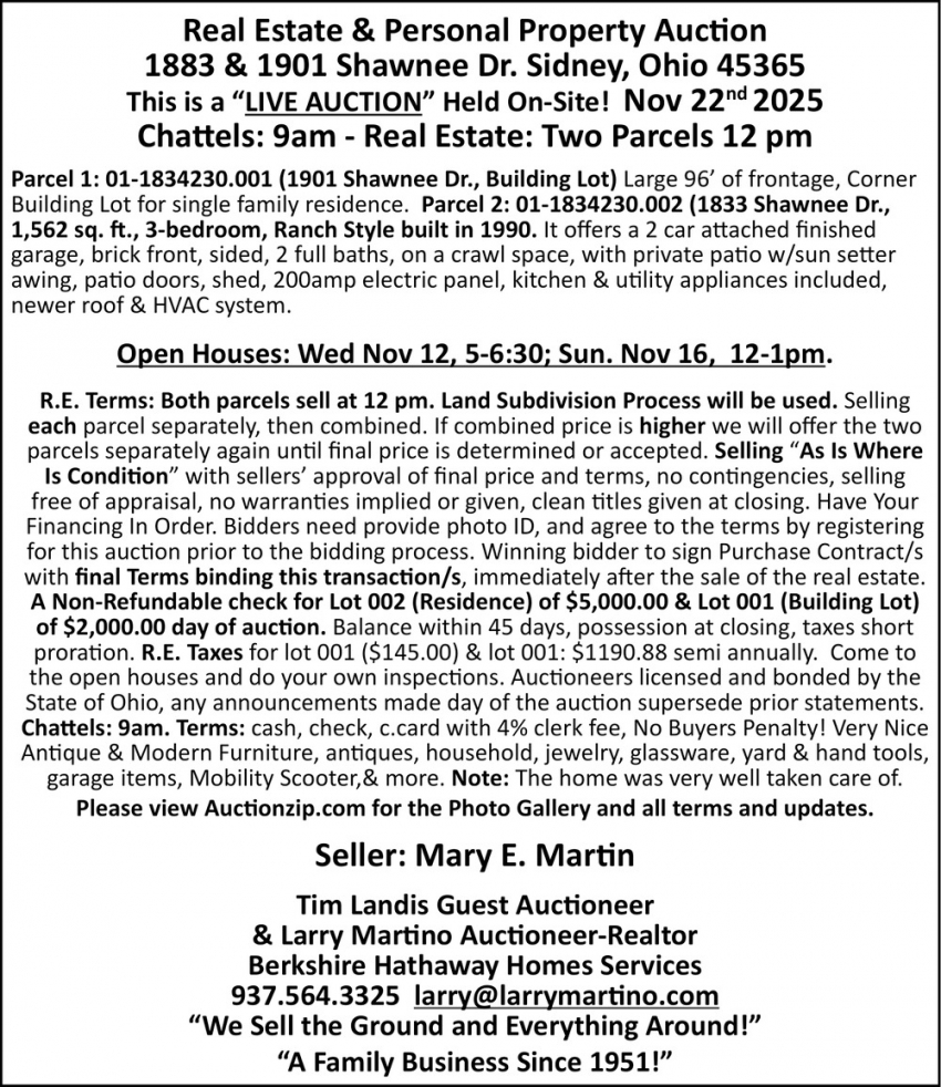 Tim Landis Auctioneer, LLC