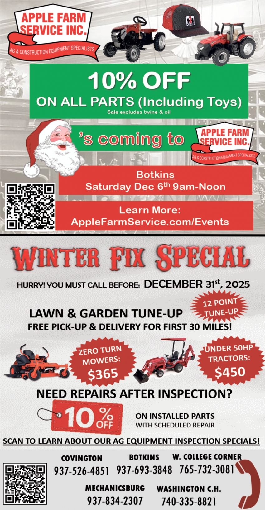 Apple Farm Service Inc