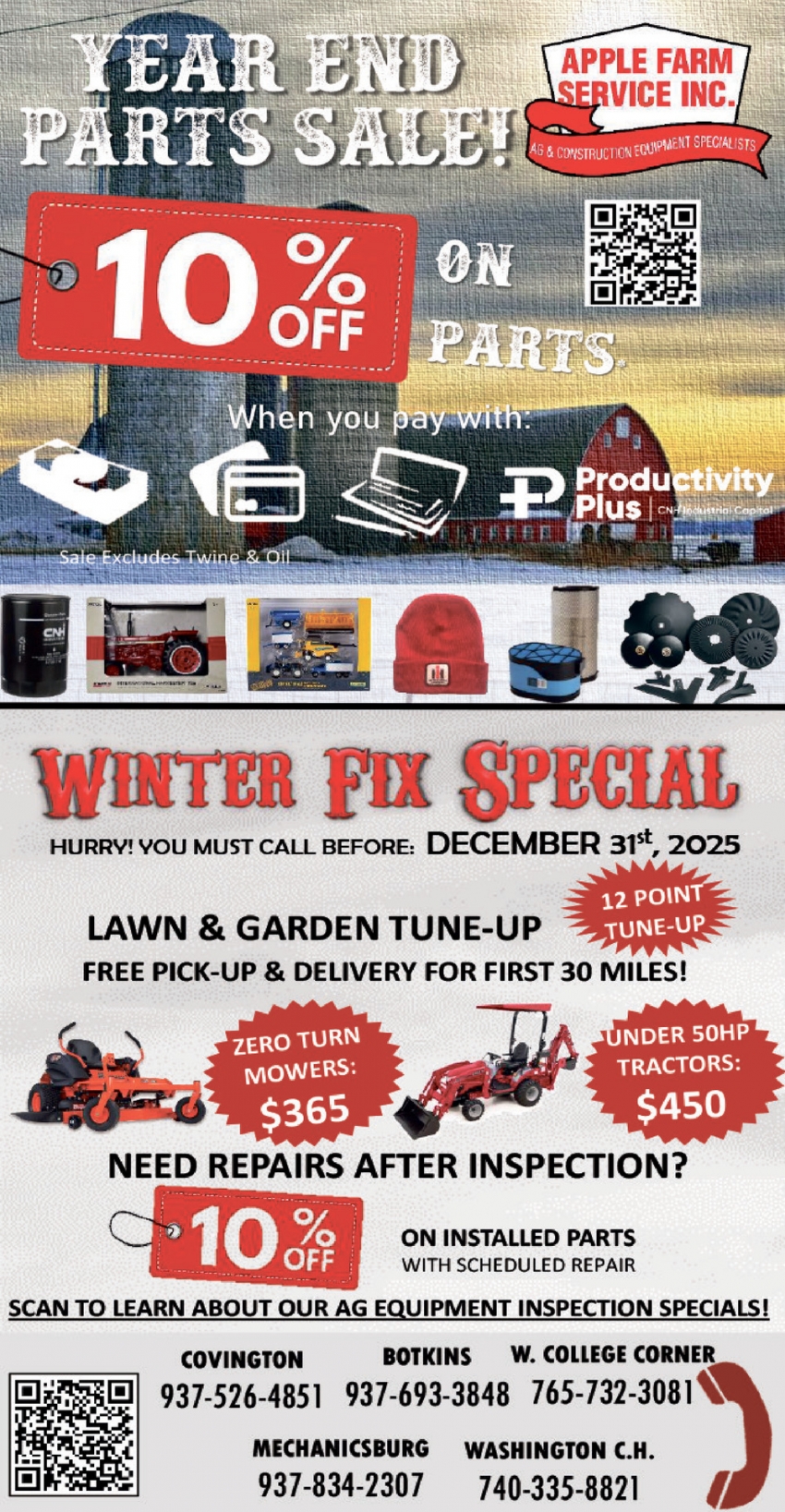 Apple Farm Service Inc