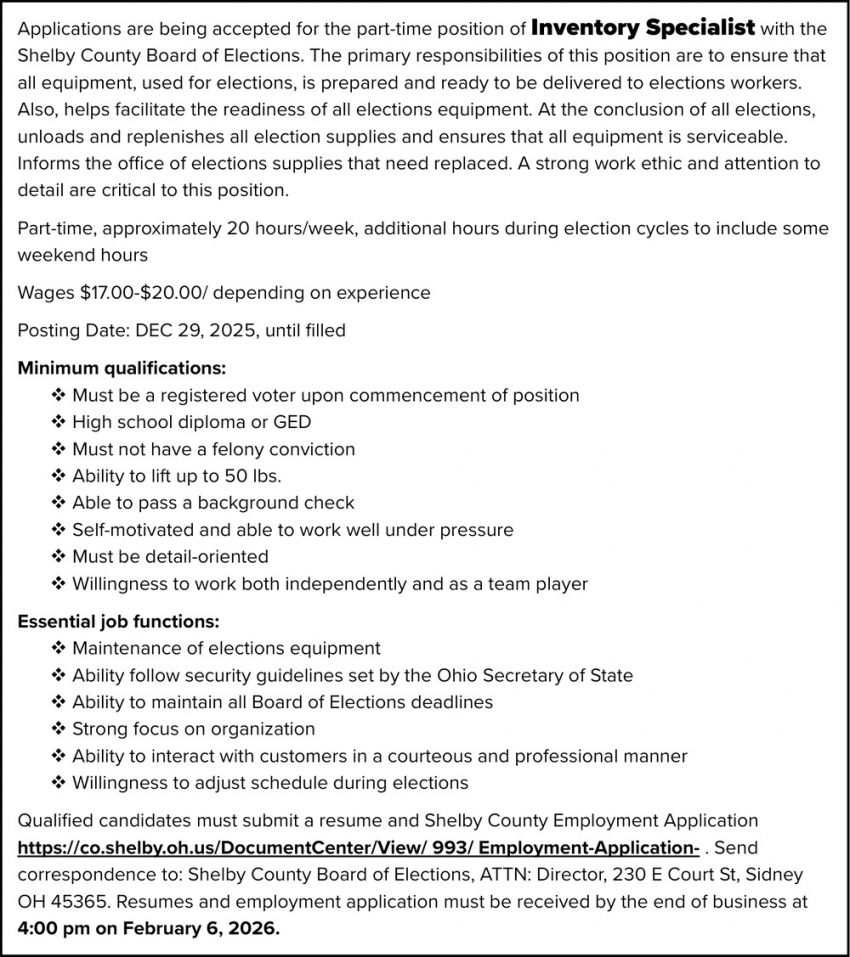 Shelby County Board of Elections