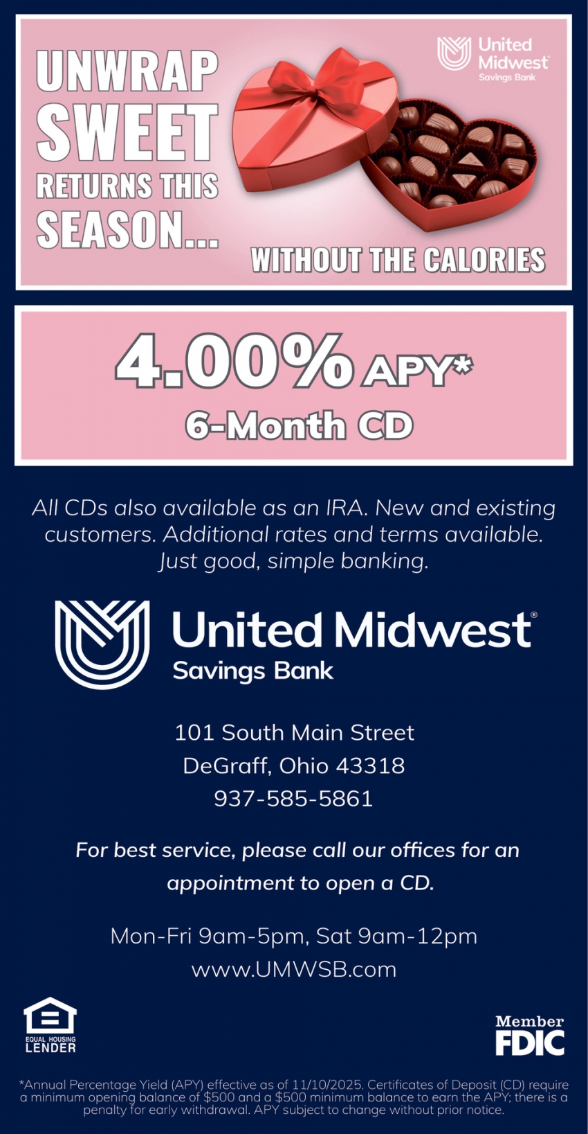 United Midwest Savings Bank - DeGraff