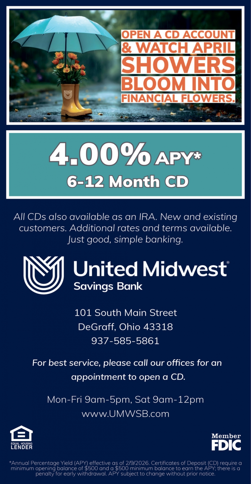 United Midwest Savings Bank - DeGraff