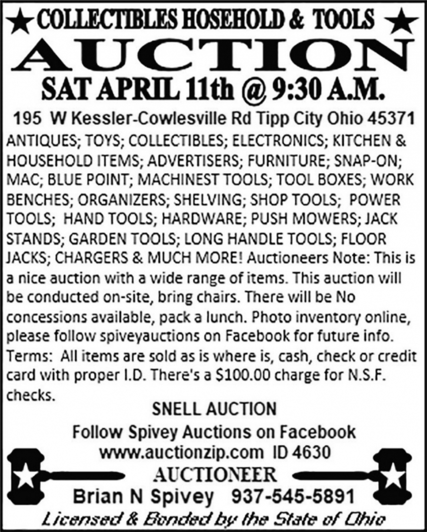 Brian N Spivey Auctioneer